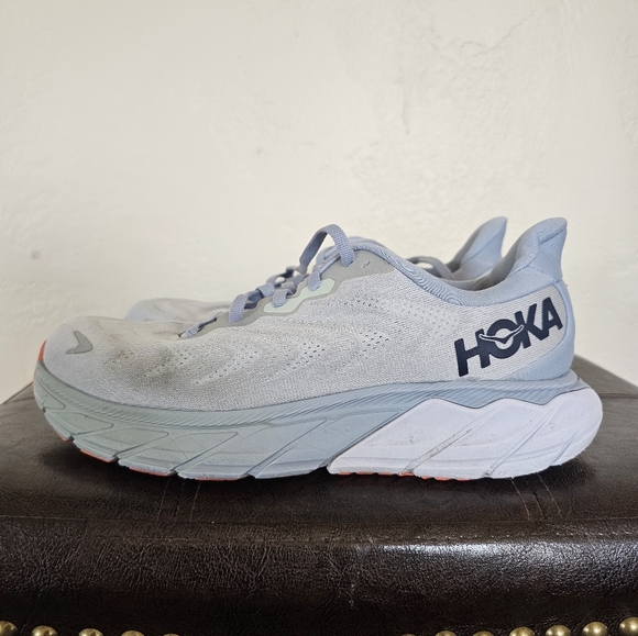 Hoka Arahi 6 Light Blue-Gray Outdoor Running Work Out Shoes Sneakers Sz 7.5 - Picture 1 of 12
